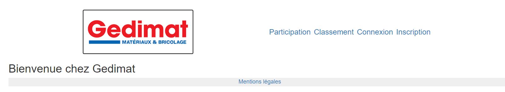 Page d'accueil de Gedima'gination